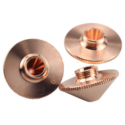टाइप ए लेजर कटिंग नोजल कैलिबर 0.8mm-7.0mm स्प्रे कॉपर नोजल