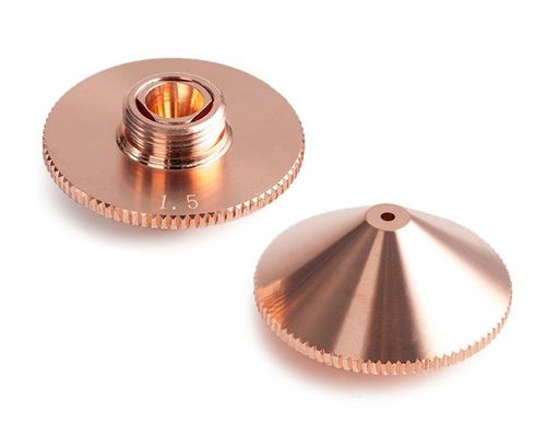 टाइप ए लेजर कटिंग नोजल कैलिबर 0.8mm-7.0mm स्प्रे कॉपर नोजल