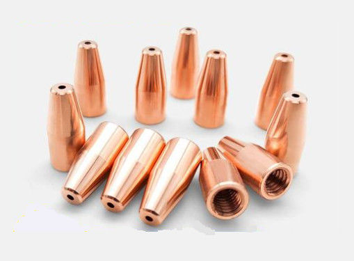 M5 वेल्डिंग गन नोजल 15mm ऊंचाई 1mm कैलिबर वायर फीड नोजल