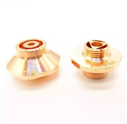 D25H15.5 EAU फाइबर लेजर नोजल M12 2 लेयर 0.8mm-2.3mm कैलिबर
